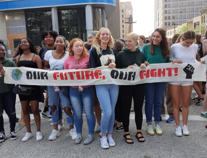 Wauwatosa West Students Participate in Milwaukee Global Climate Strike