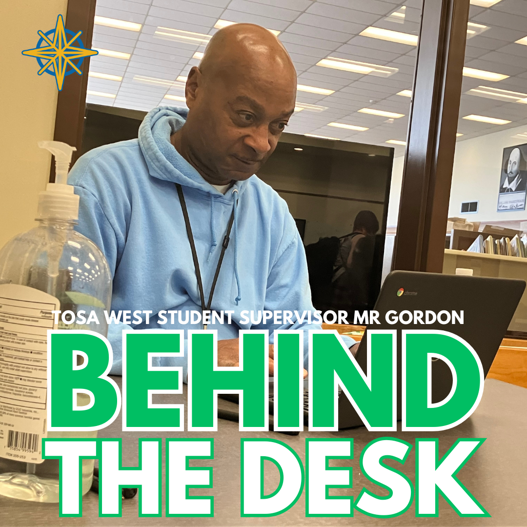 Behind The Desk With Student Supervisor Mr. Gordon