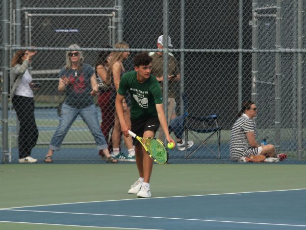 Navigation to Story: Boys Tennis Take on Conference