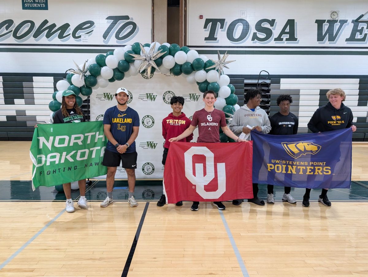 Eight Tosa West Seniors Commit to College Athletics at 2025 Signing Day Ceremony