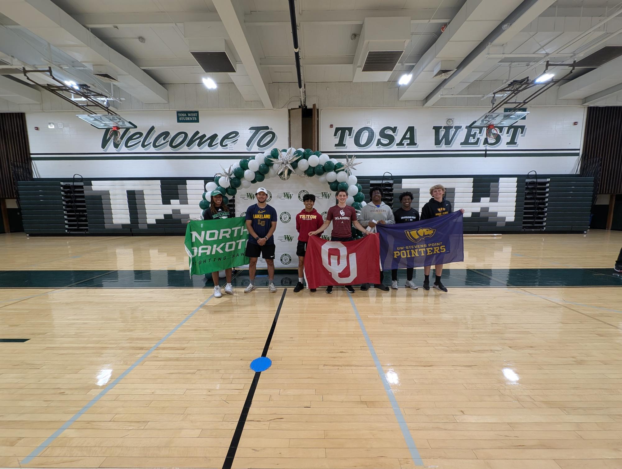 Eight Tosa West Seniors Commit to College Athletics at 2025 Signing Day Ceremony