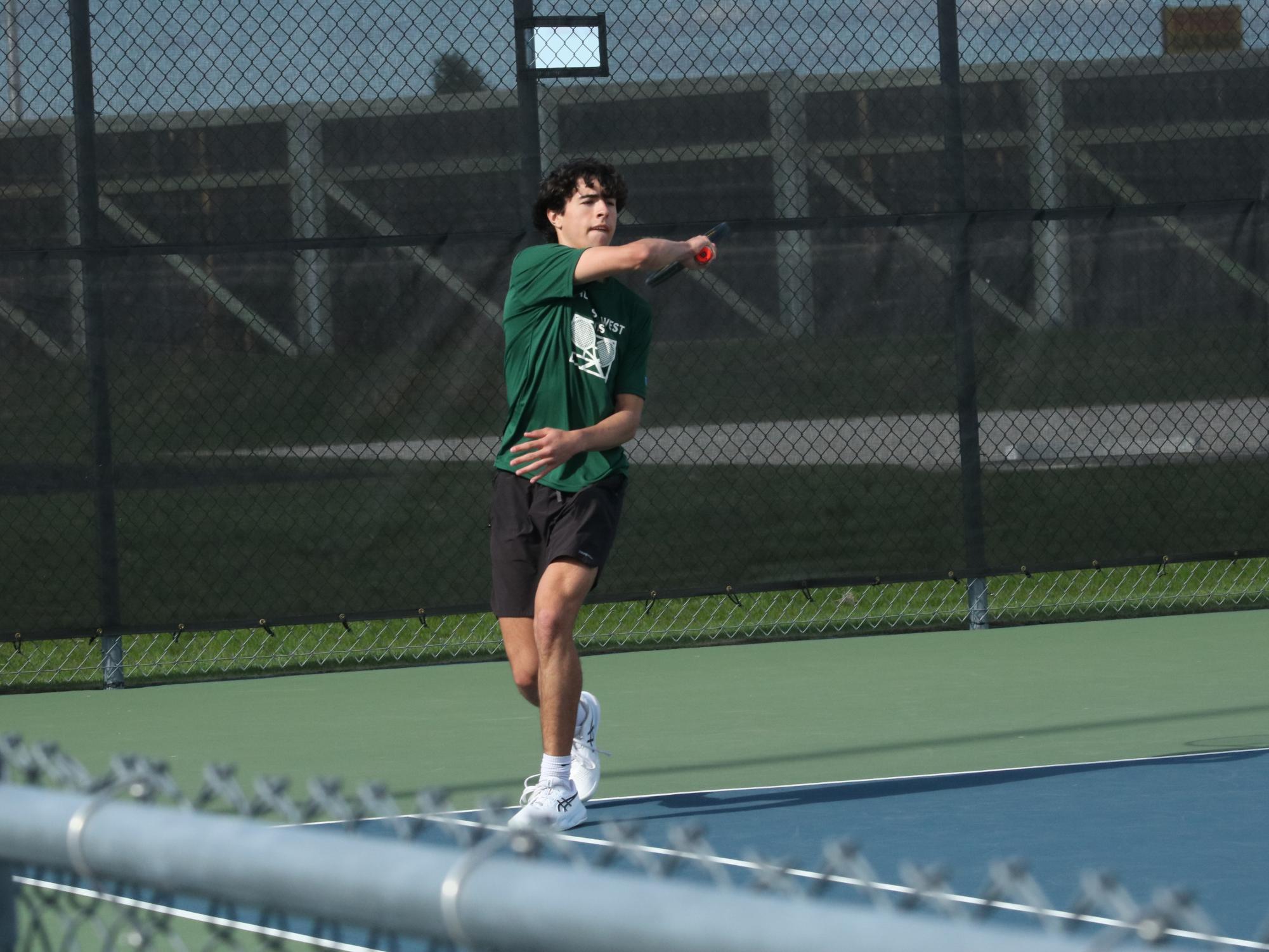 4/29/2025 Wauwatosa West vs. Pewaukee Boys Tennis Photo Gallery