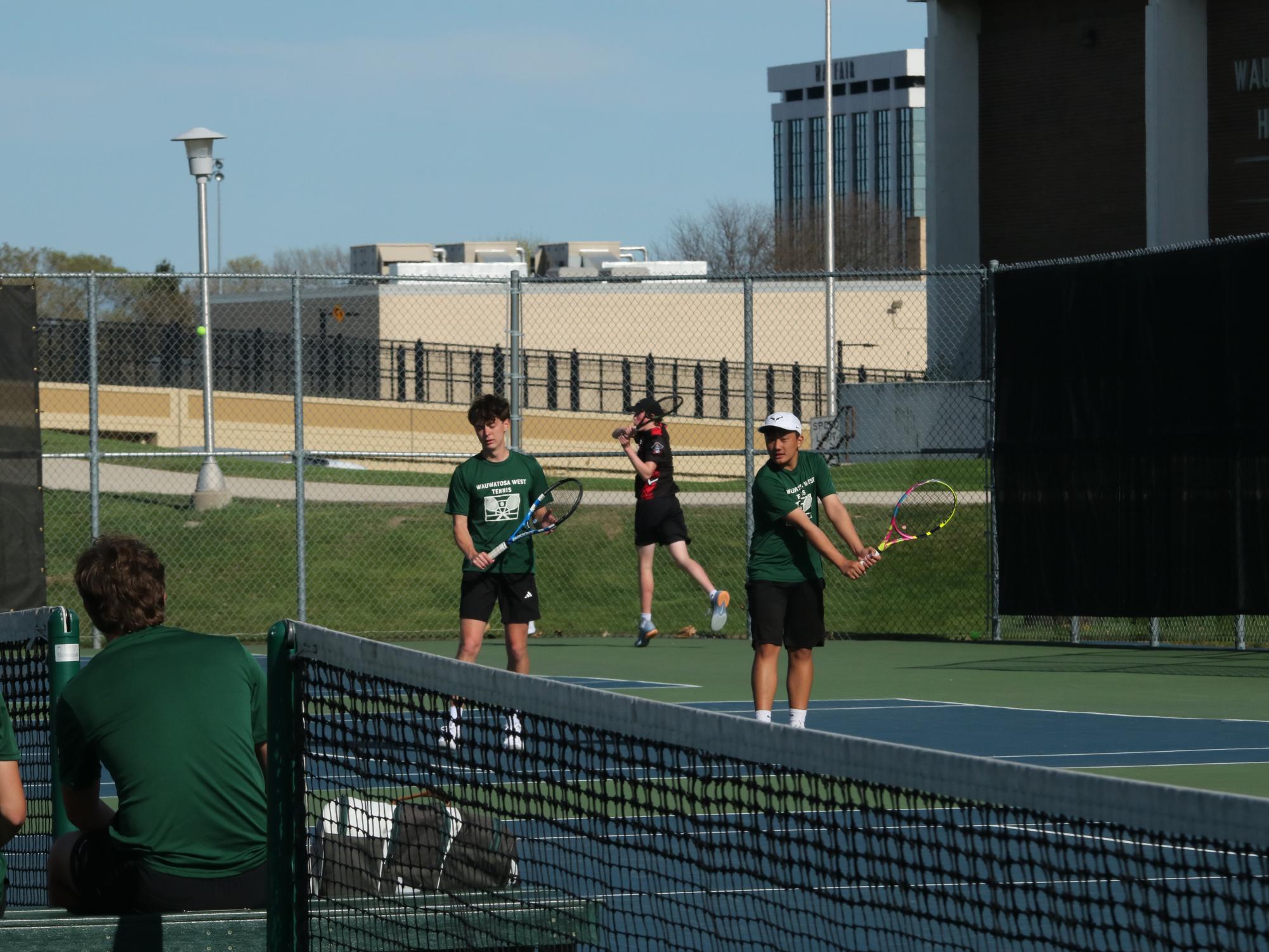 4/29/2025 Wauwatosa West vs. Pewaukee Boys Tennis Photo Gallery