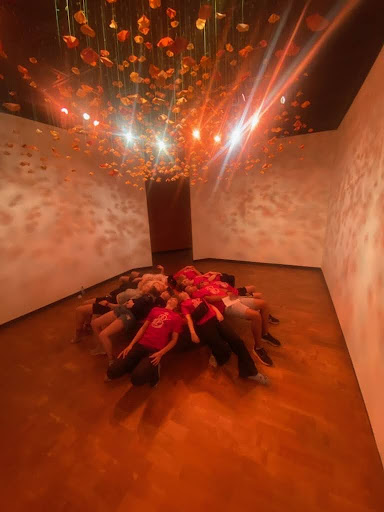 An image of East students in the UCLA Anthropology Museum