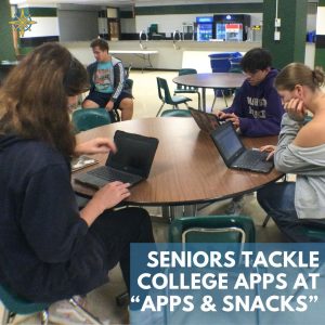 Wauwatosa West Seniors Get College Application Help at “Apps and Snacks” Event
