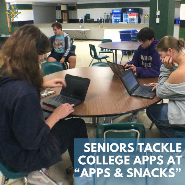 Wauwatosa West Seniors Get College Application Help at “Apps and Snacks” Event