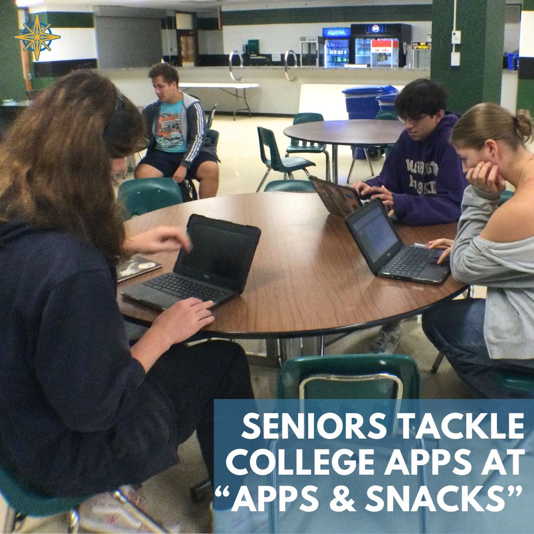 Wauwatosa West Seniors Get College Application Help at “Apps and Snacks” Event