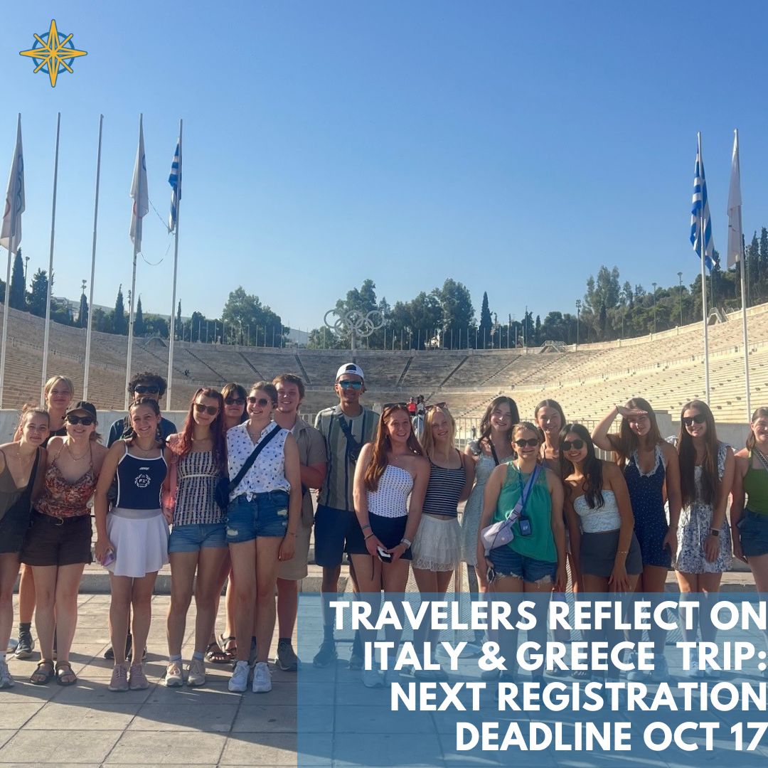 Summer Italy & Greece Trip Deepens International Travel Experiences For Students